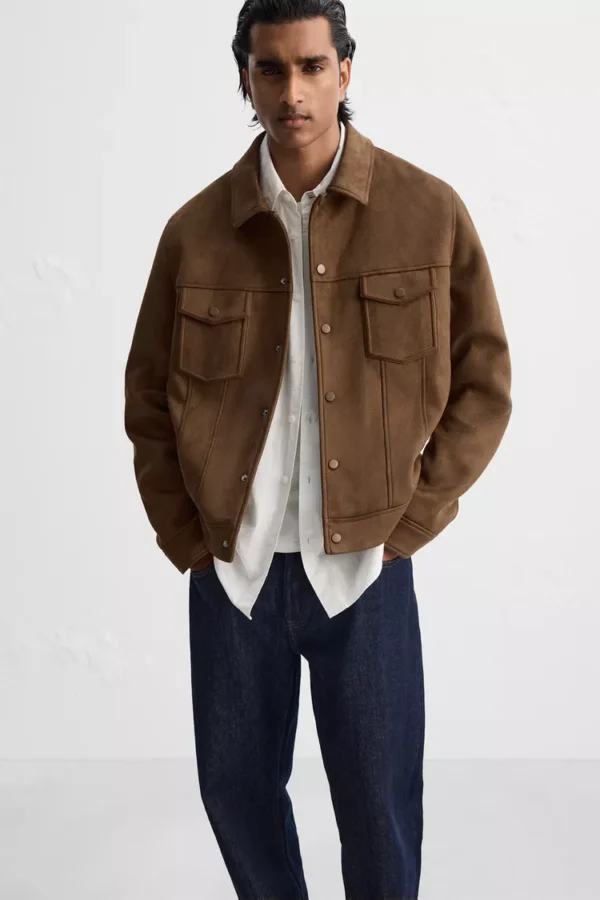 FAUX SUEDE JACKET - Image 6