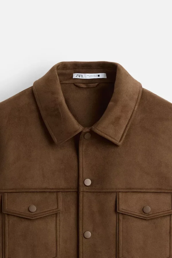 FAUX SUEDE JACKET - Image 9