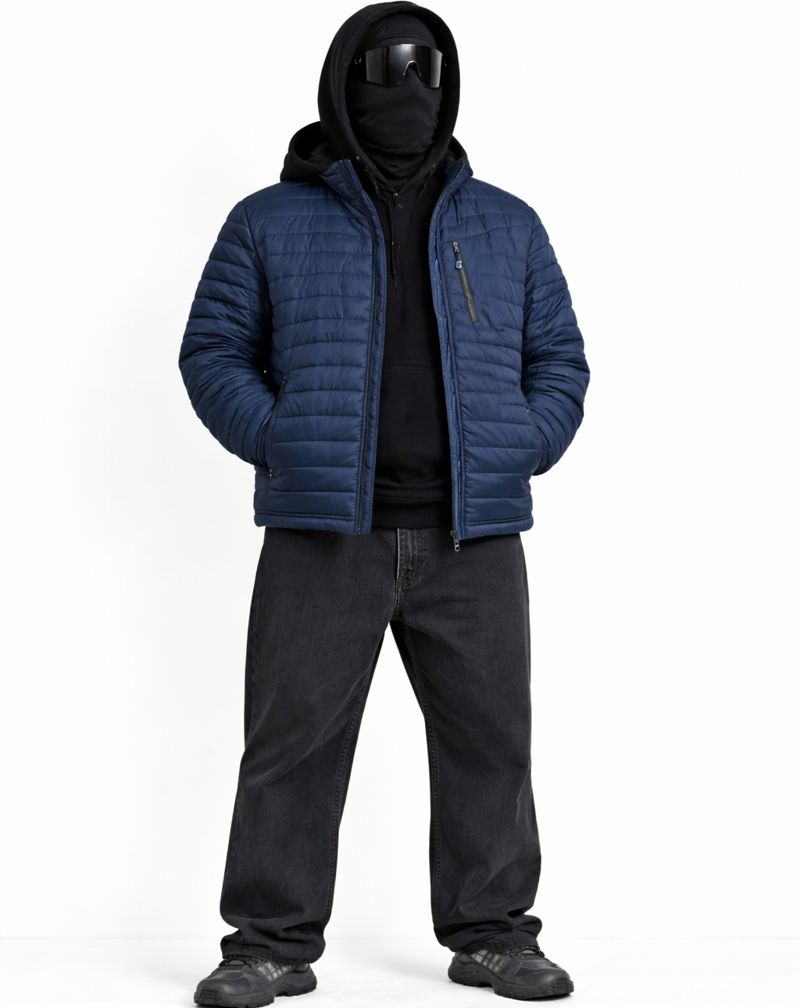 Blue Void Quilted Jacket