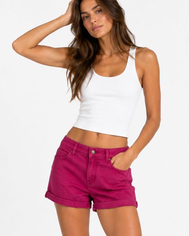 Y2K women’s casual denim shorts
