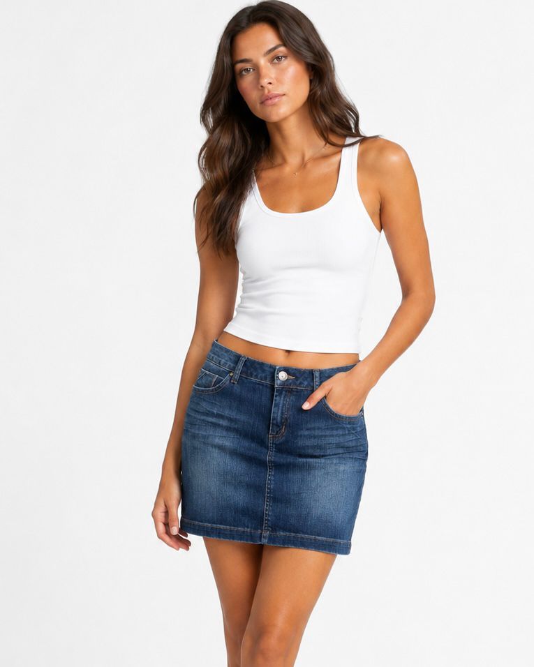 s.Oliver Mini Denim Skirt Y2K