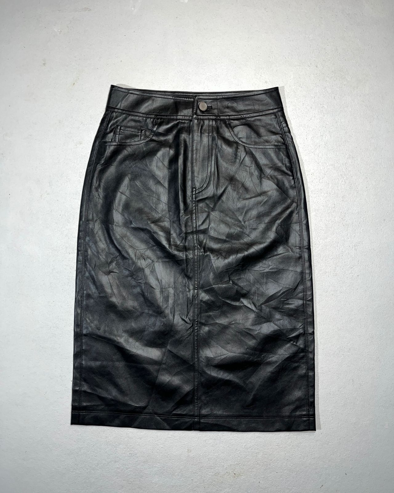 Faux-Leather Skirt 8Seconds by Samsung C&T