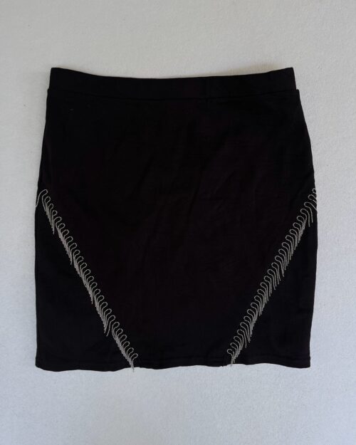 Black mini skirt from the brand Sinsay