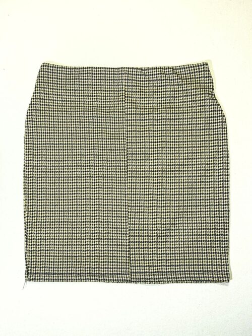 High-waisted, bodycon mini skirt