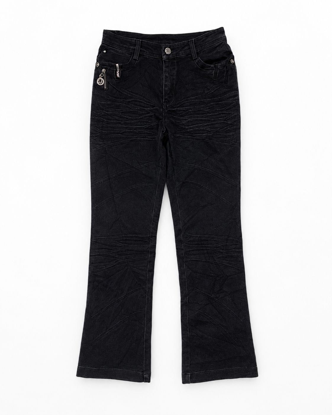 Y2K-Style Flare/Bootcut Denim Jeans