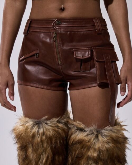 Ladies Leather Shorts