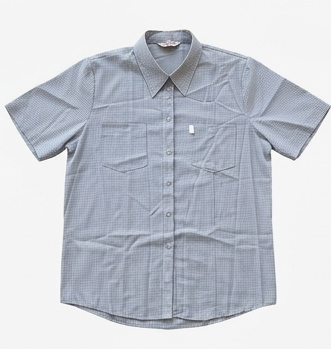 printed boxy shirt size (S)