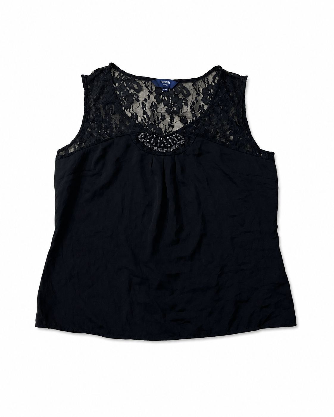 Reitmans Petites black sleeveless tank top