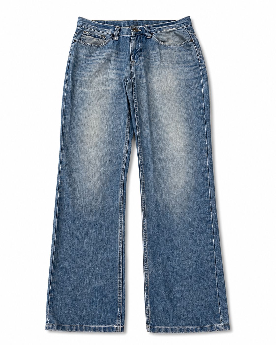 Men’s wide-leg, relaxed-fit denim jeans Y2K