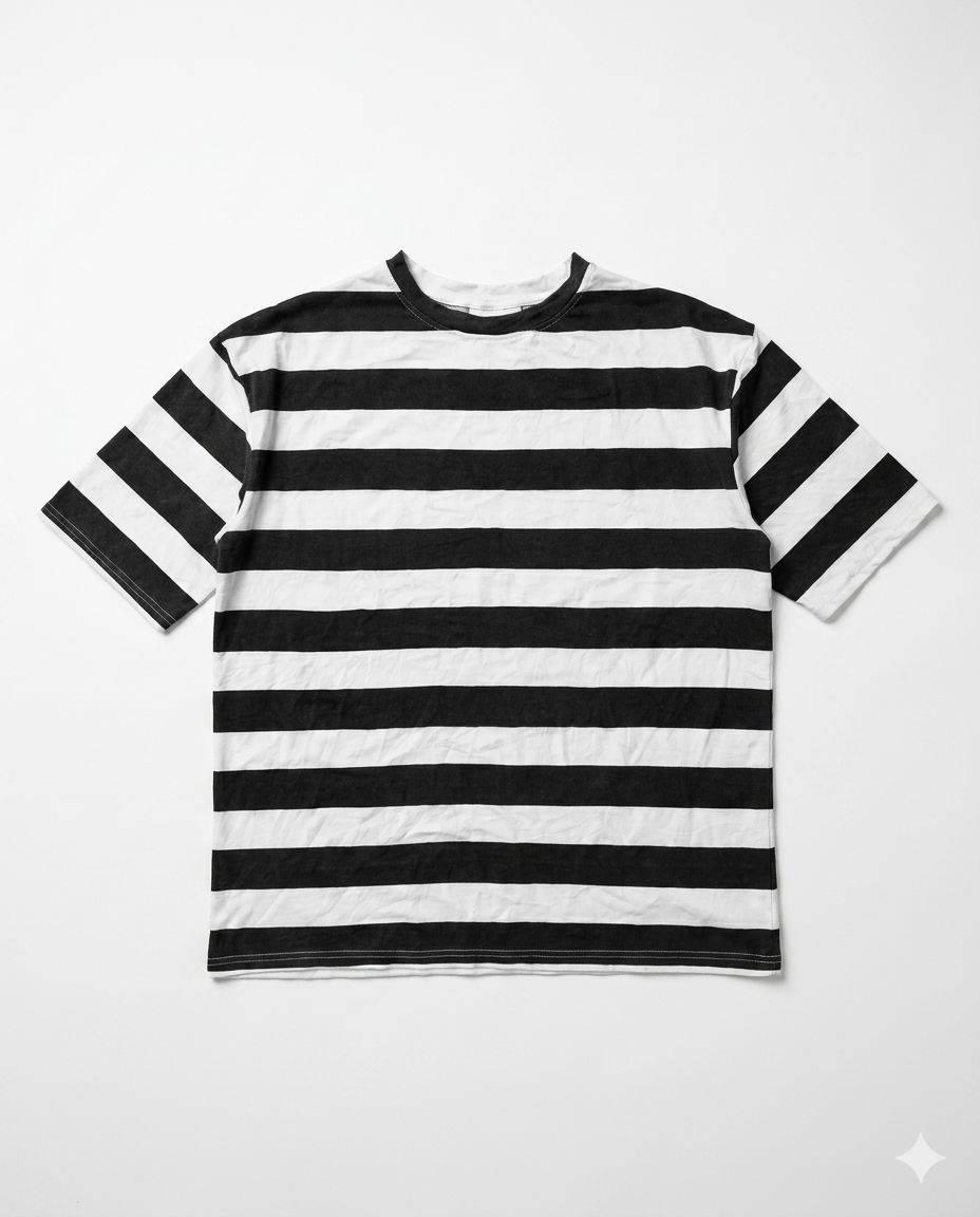 Classic men’s oversized, relaxed-fit crew neck t-shirt