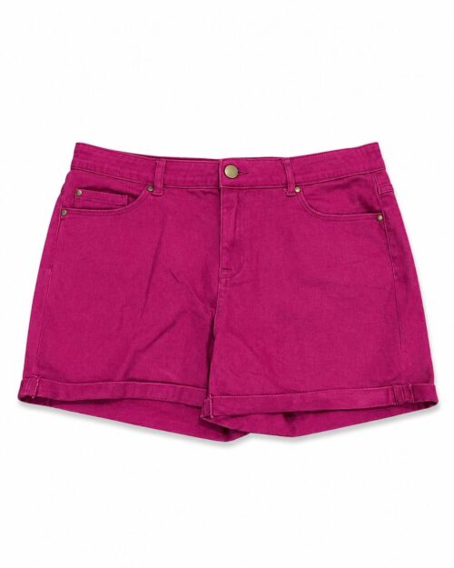 Women's mid-rise denim shorts
