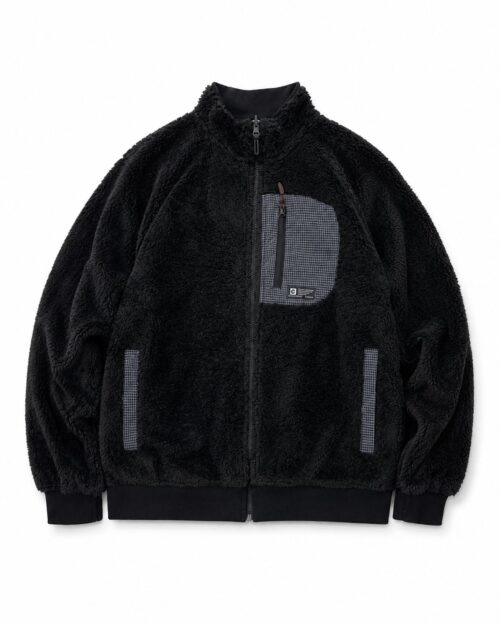 Men's full-zip sherpa fleece jacket