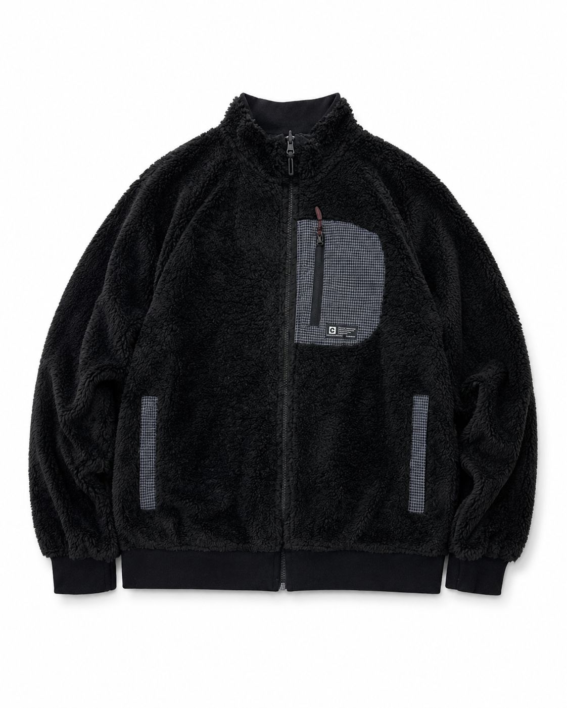 Men’s full-zip sherpa fleece jacket