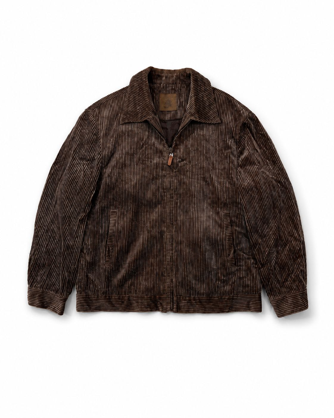 Men’s Zip-Up Corduroy Jacket
