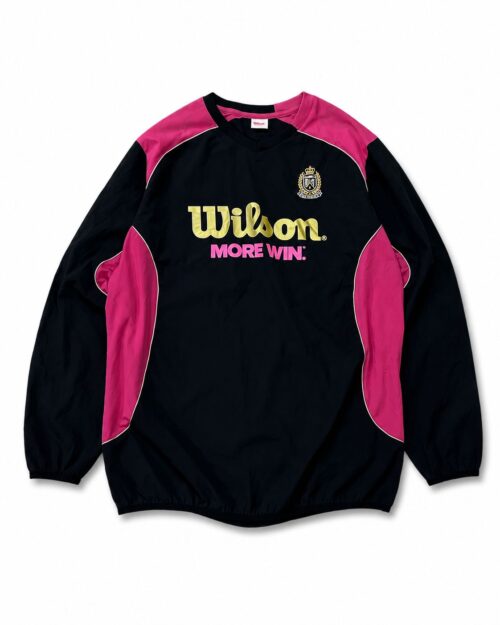Retro-styled Wilson "More Win" Pullover Windbreaker/Training Top.