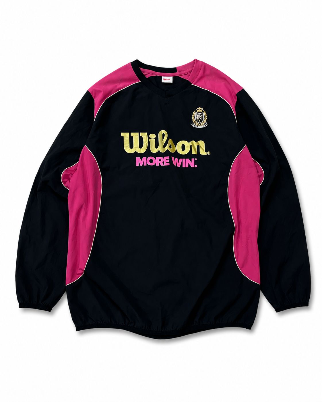 Retro-styled Wilson “More Win” Pullover Windbreaker/Training Top.