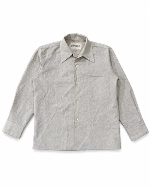 Long-sleeve casual men's button-down shirt.