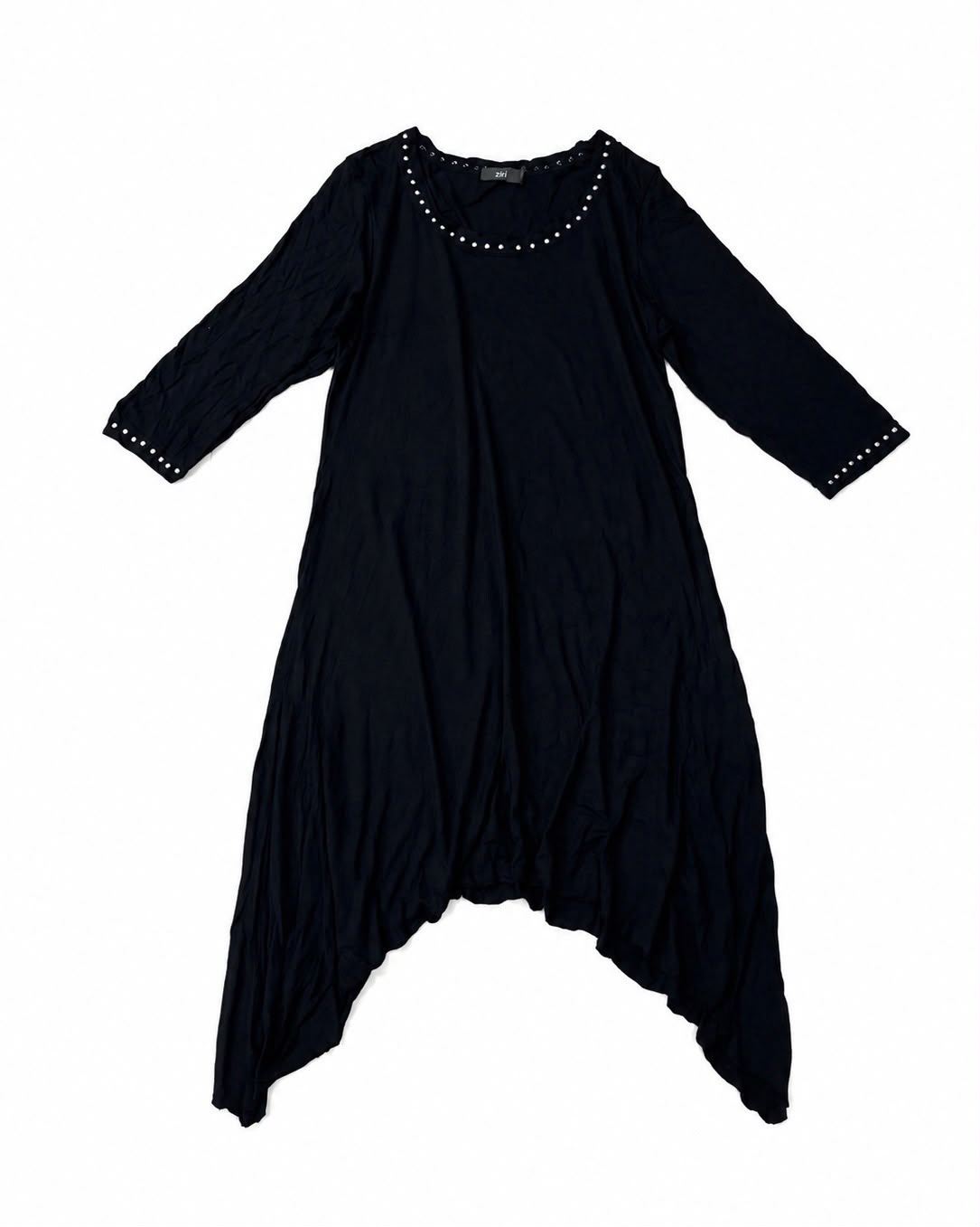 Zara black mid-length dress