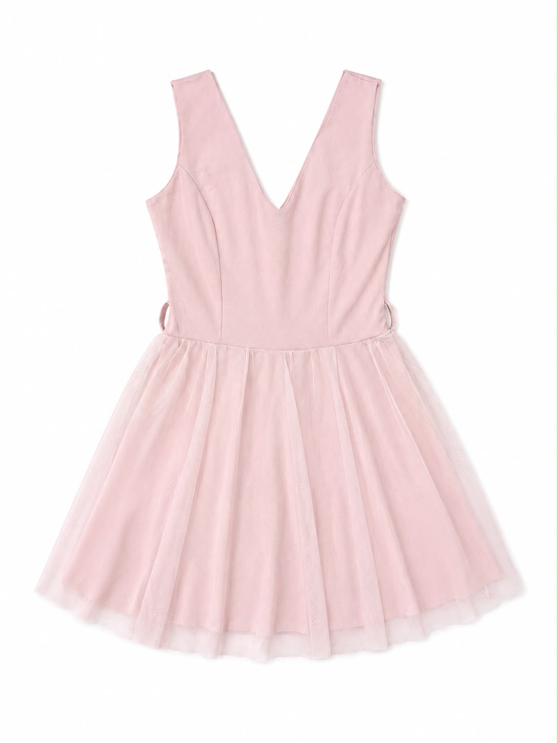Sleeveless mini skater dress