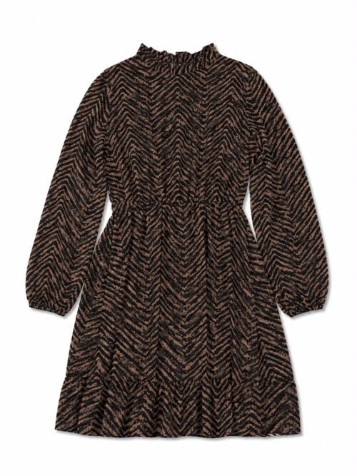 Long-sleeved mini dress