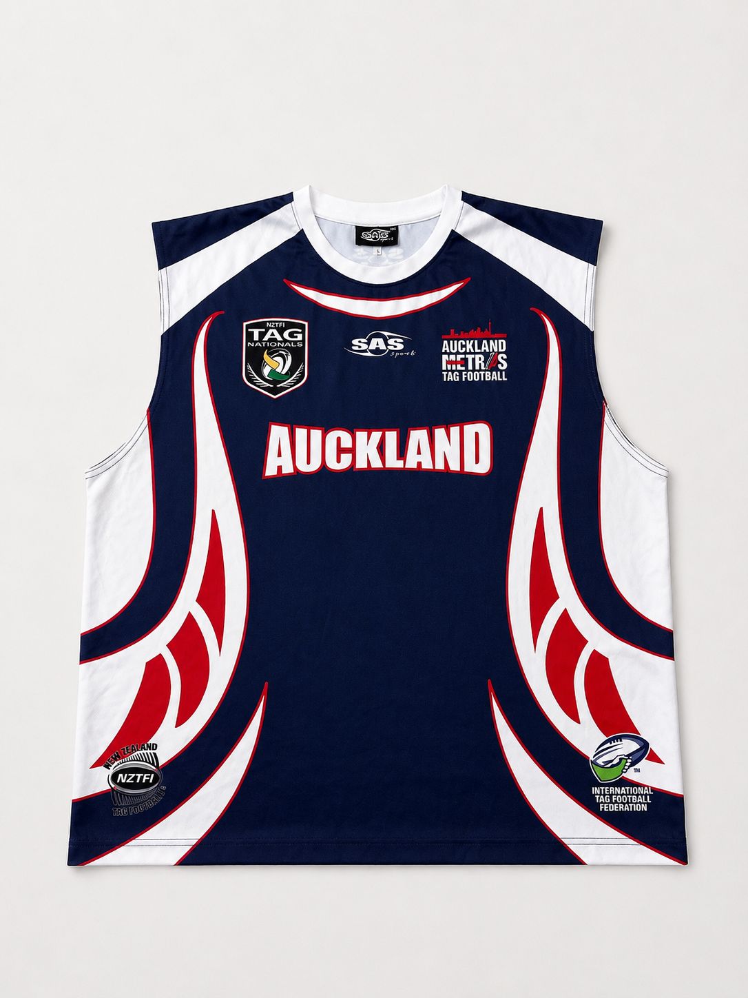 official competitive sleeveless athletic tank jersey
