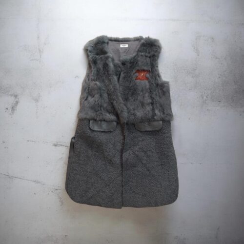 Celine Paris Sleeveless Fur Coat Size M