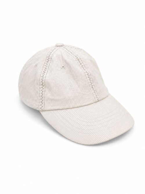 unstructured vintage-style corduroy cap.
