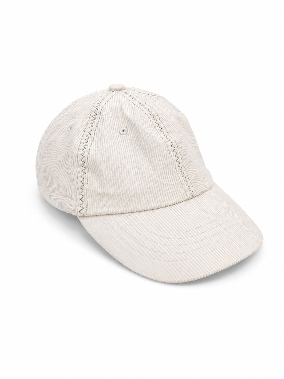 unstructured vintage-style corduroy cap.
