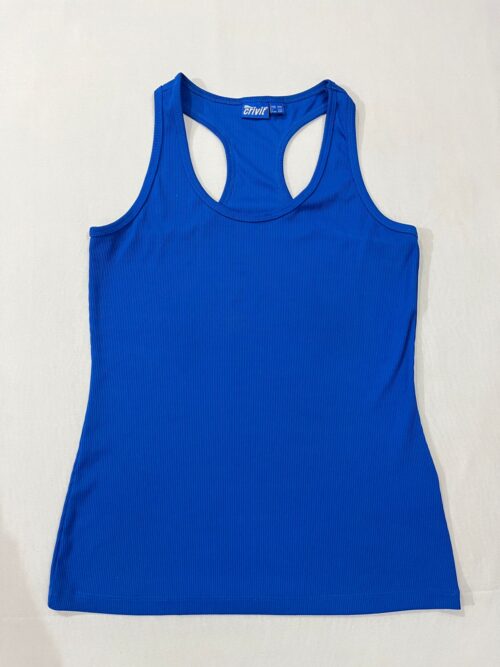 Women's Ribbed Racerback Athletic Tank Top.