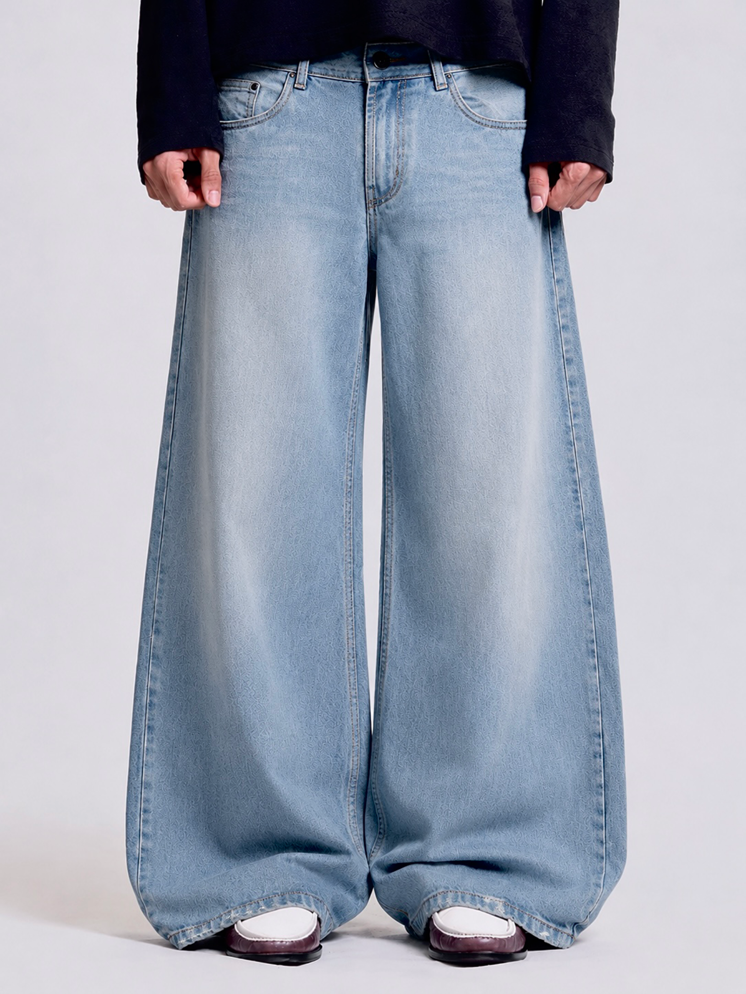Couch denim Wideleg