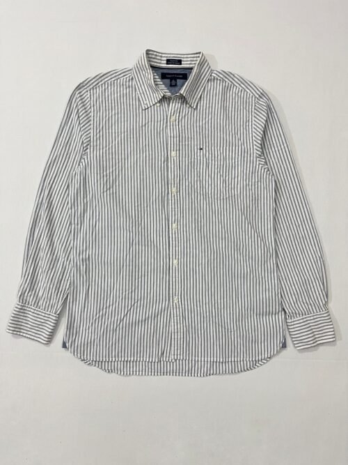 Tommy Hilfiger Long-Sleeve Striped Button-Down Shirt