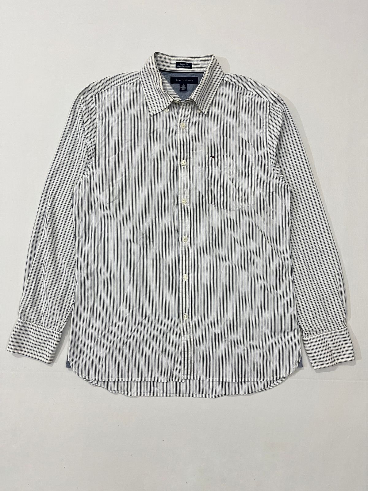 Tommy Hilfiger Long-Sleeve Striped Button-Down Shirt