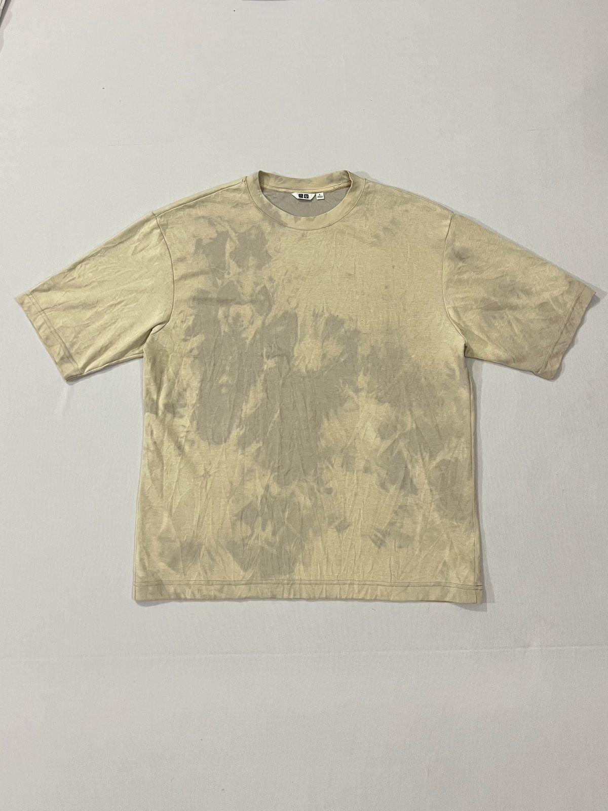Uniqlo U Oversized Tie-Dye / Bleach-Wash T-Shirt