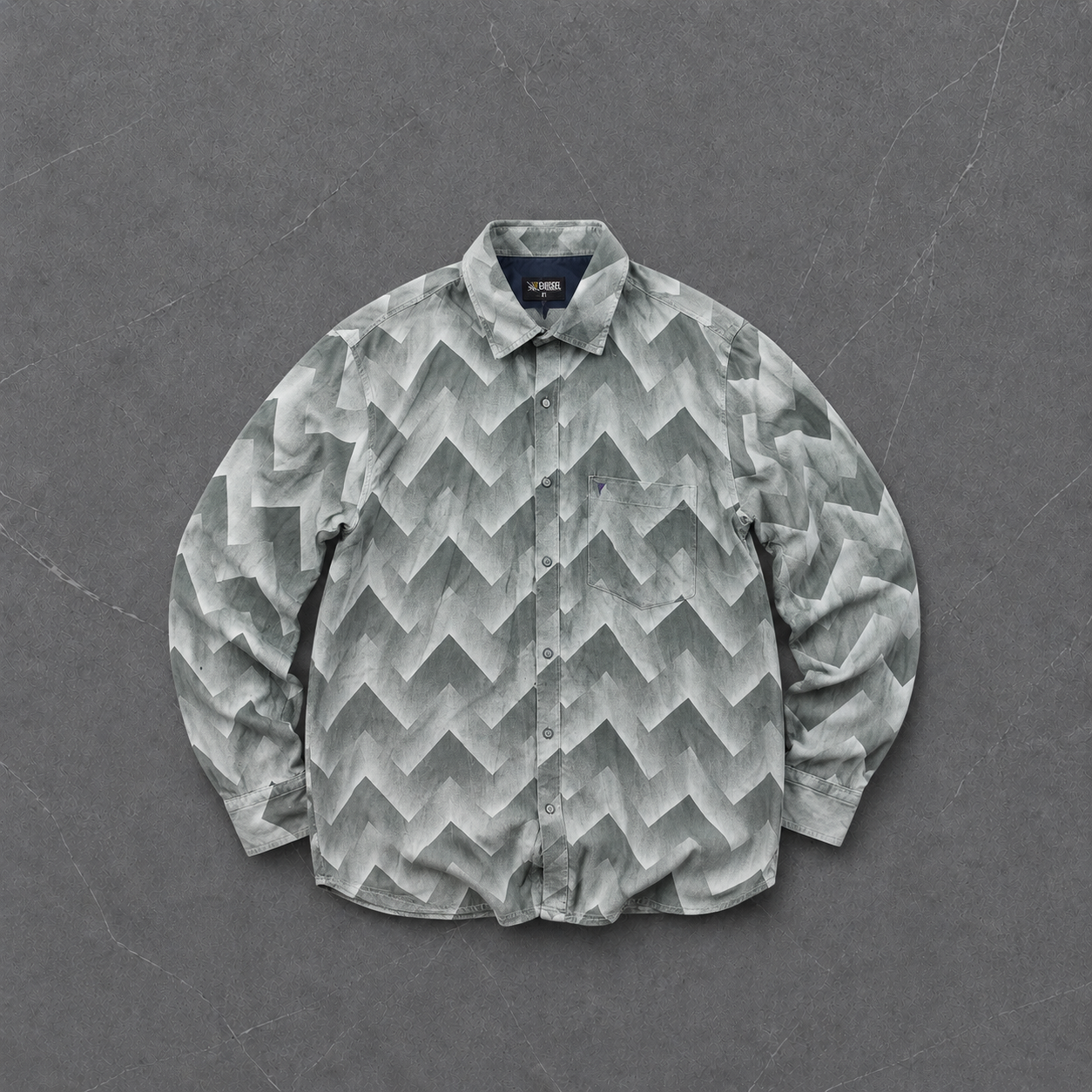 Men’s Full Sleeve Shirt – Green Peak Design