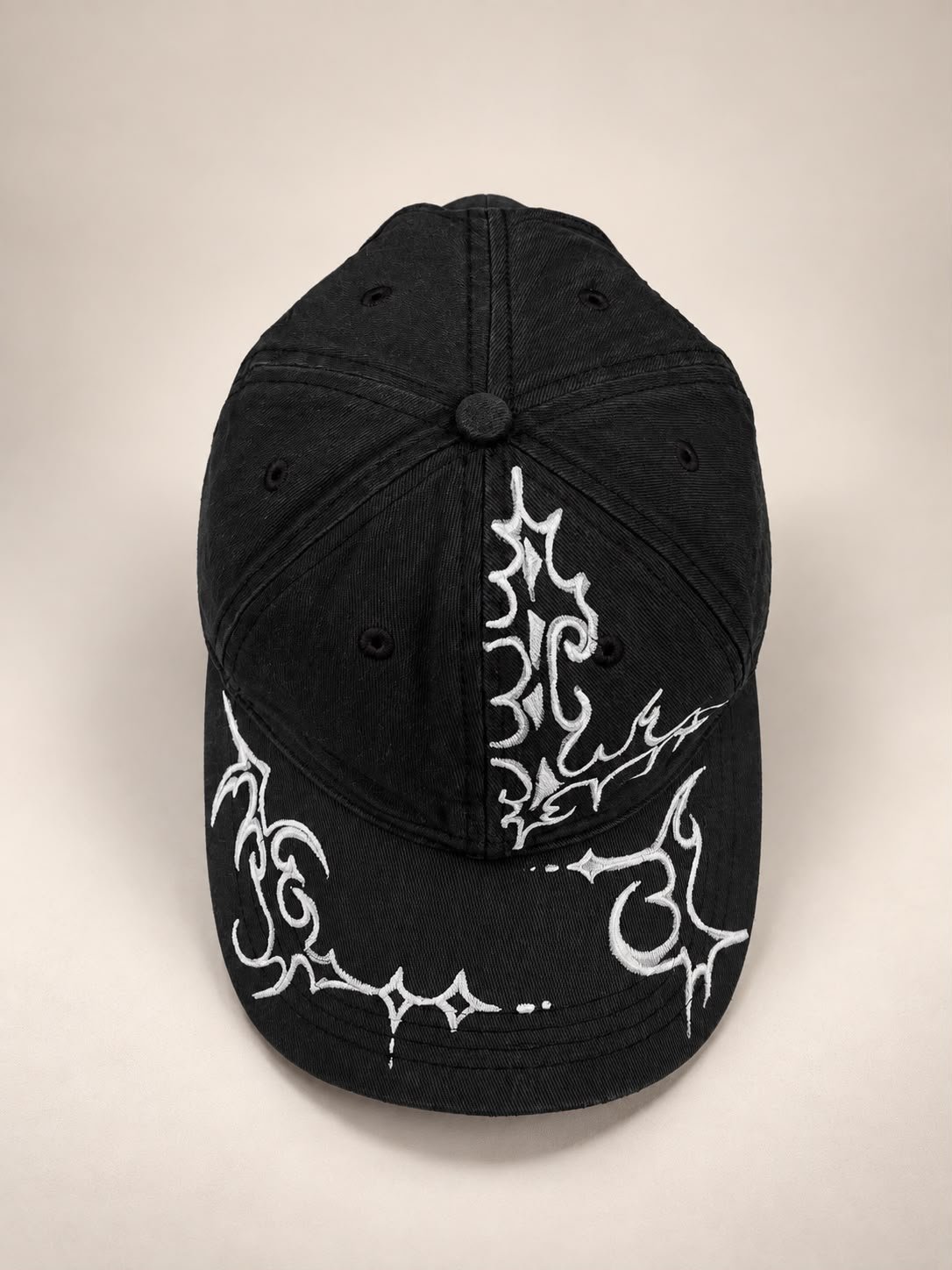 1-of-1 Custom Hand-Painted Baseball Cap / Low-Profile Dad Hat