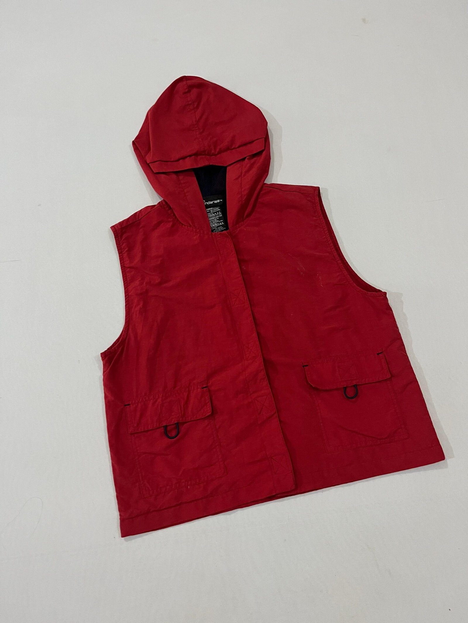 Vintage No Boundaries Hooded Utility Vest