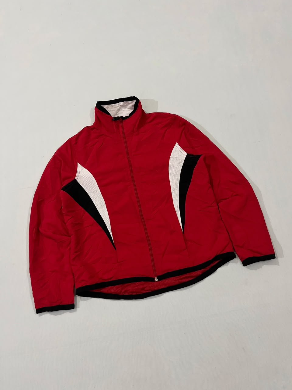 Vintage Red Windbreaker Jacket